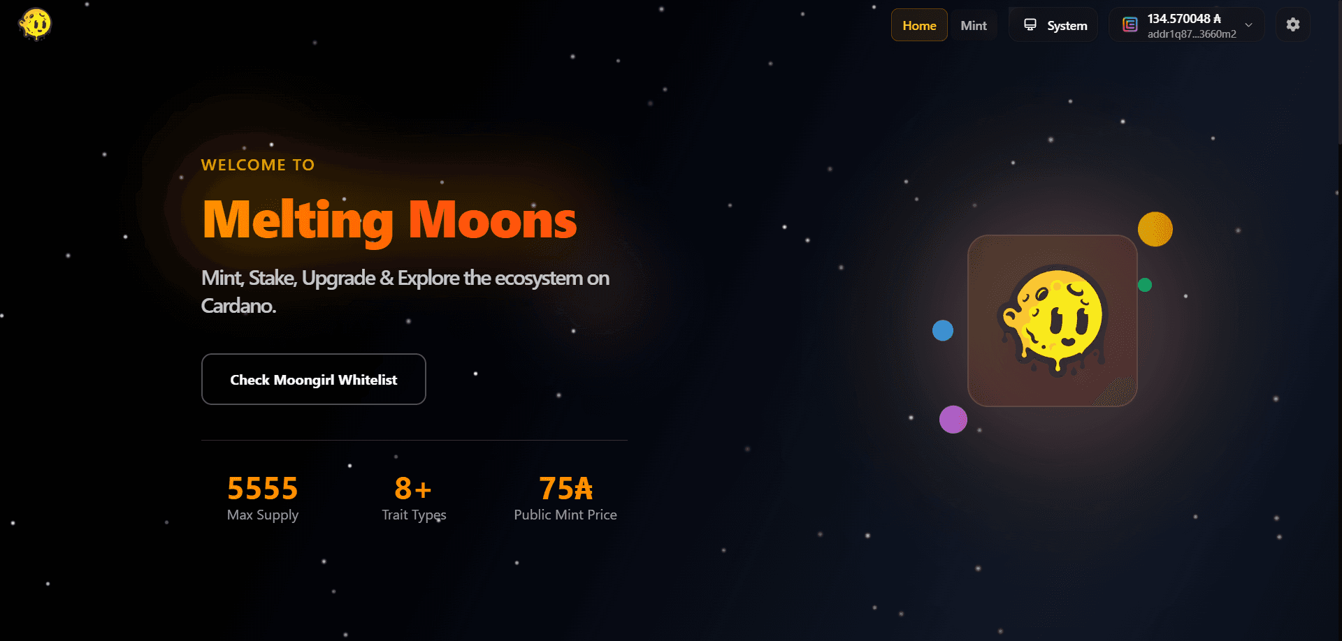 Melting Moons